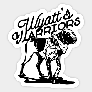 Wyatt’s Warriors Sticker